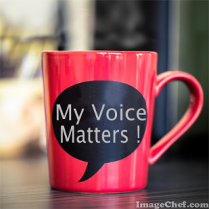 My voice matters