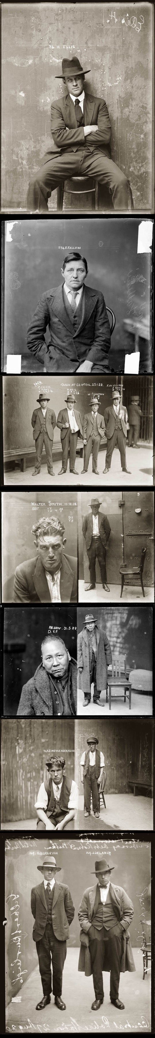 Mugshots, circa1920 Foto segnaletiche, anni 20