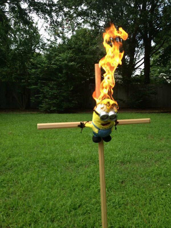 minion crucified