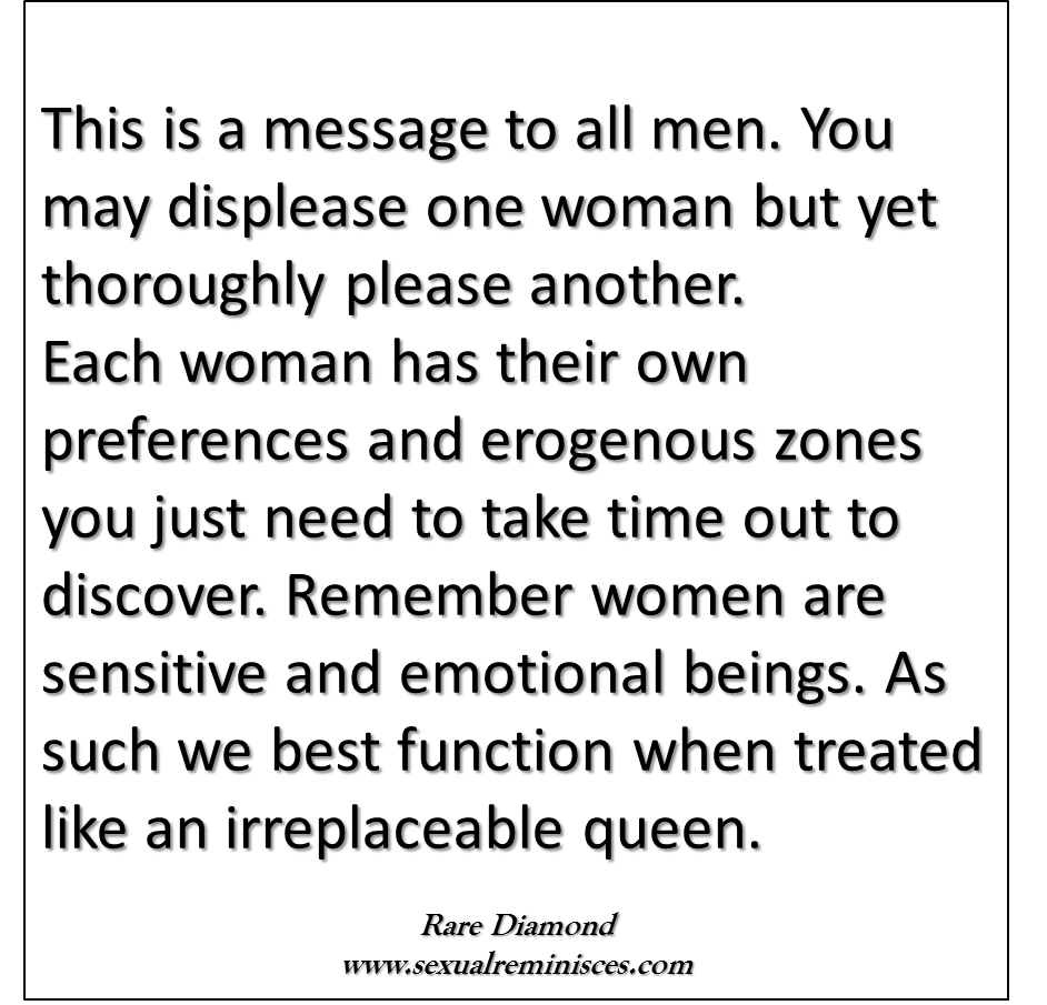 Sexual Reminisces for the ladies